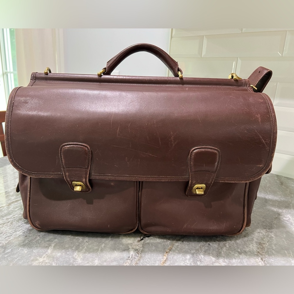 Vintage Coach leather bag